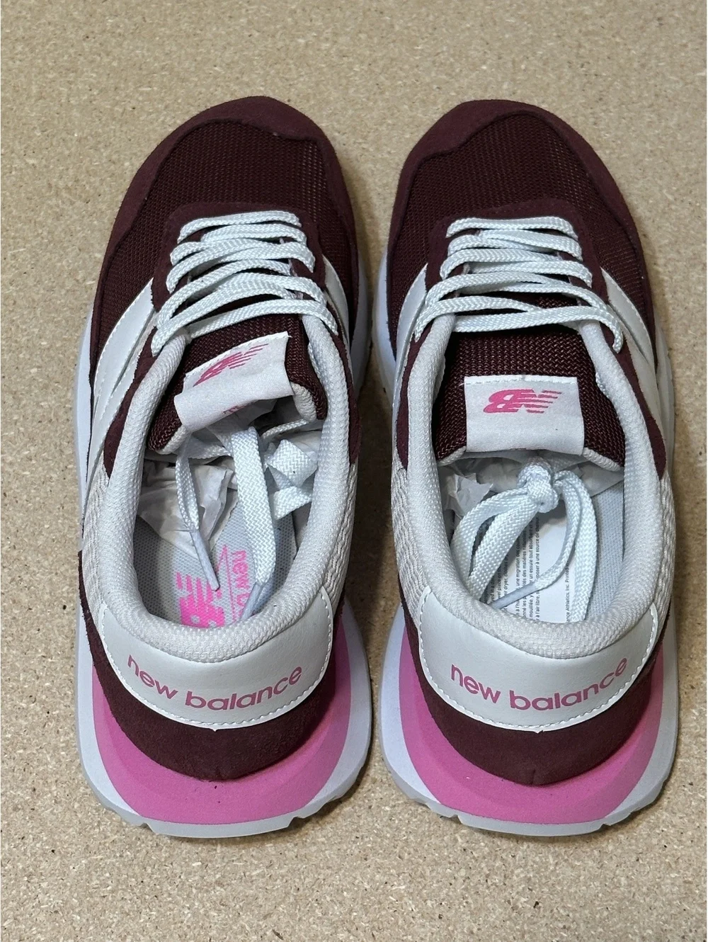 New Balance 237 Women’s 9.5 Burgundy Pink Retro Sneakers WS237WA New